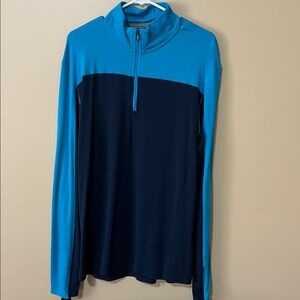 Smartwool Men’s Blue and Black Long Sleeve Merino sport 250